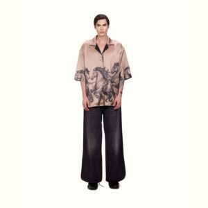 duc-horse-cuban-shirt-nude-1 Duc Studio HORSE CUBAN SHIRT - NUDE