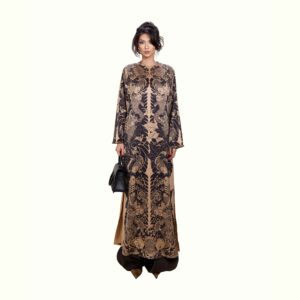 Duc Studio YAKUZA KOI FISH TATTOO SILK ALL OVER DRESS