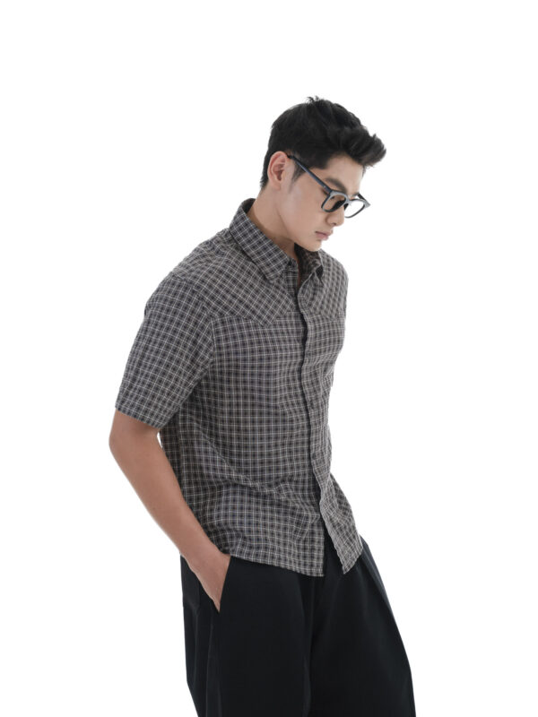 HOWS｜BOXY Plaid Shirt / DARK MOSS