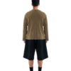HOWS｜Fitted LONG Sleeve Henley T-shirt / MOSS