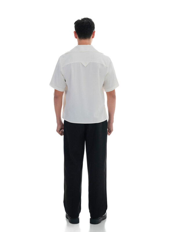 HOWS｜Layered Detail BOXY Shirt / White