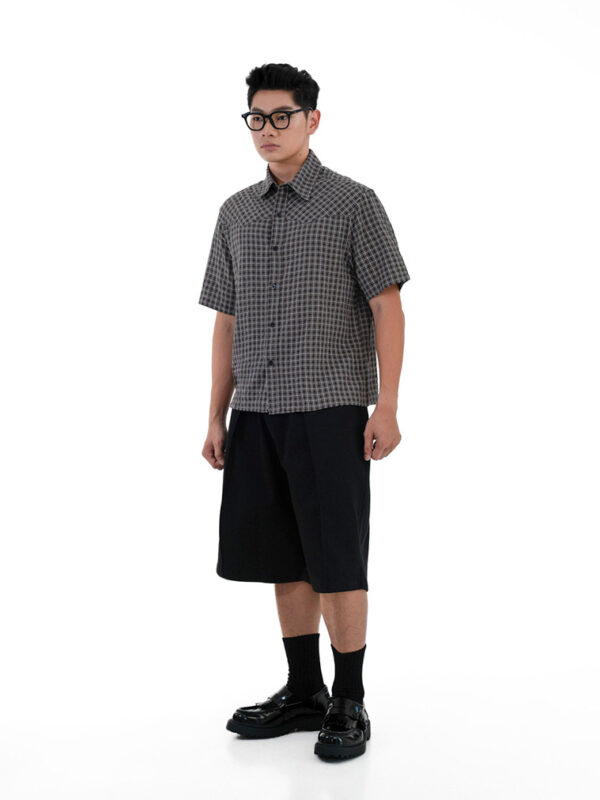 HOWS｜BOXY Plaid Shirt / DARK MOSS