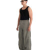 HOWS｜Striped Khaki Pants / Black X White