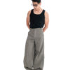 HOWS｜Striped Khaki Pants / Black X White