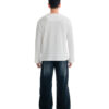 HOWS｜Waffle LONG Sleeve Henley / White