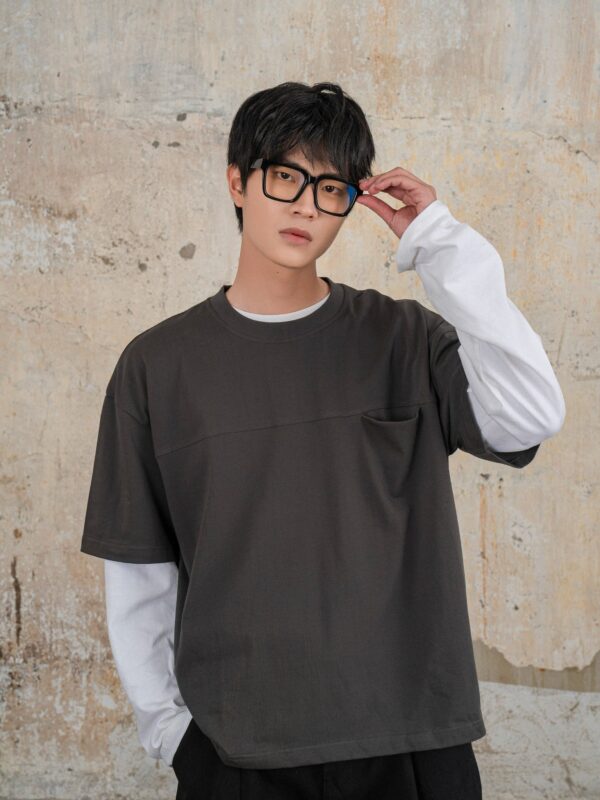 HOWS｜Basic TEE V.2 / LEAD GREY