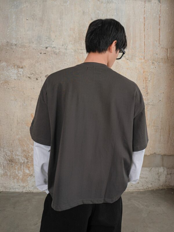 HOWS｜Basic TEE V.2 / LEAD GREY