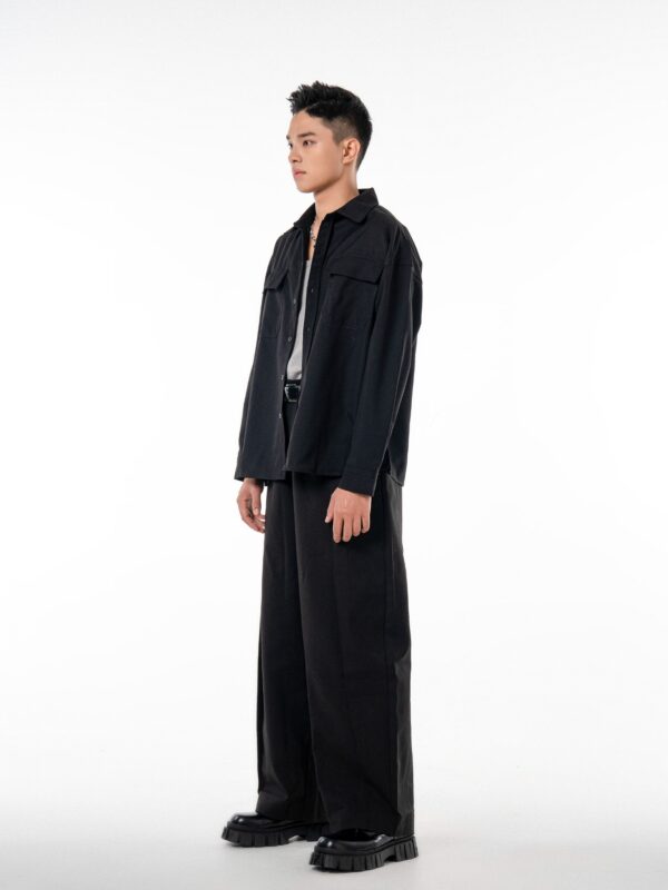 HOWS｜Essential Relaxed Shirt / Black