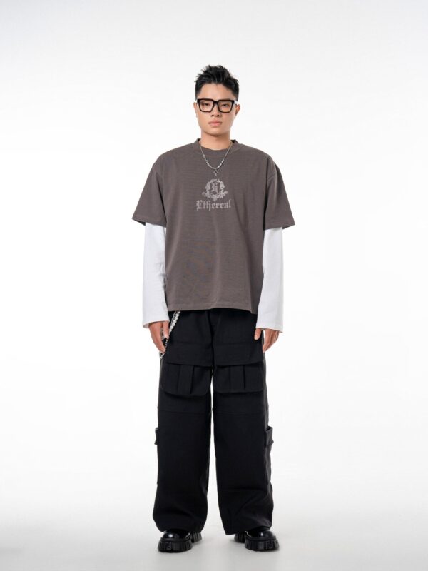 HOWS｜Ethereal TEE / LEAD GREY