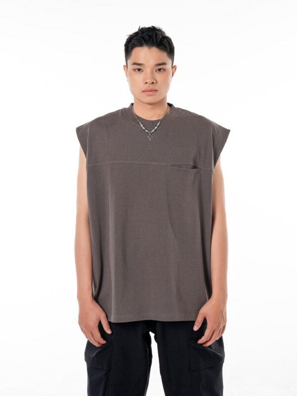 HOWS｜Basic Tank Top V.2 / LEAD GREY