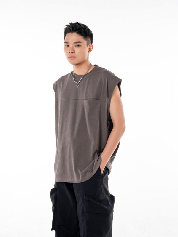 HOWS｜Basic Tank Top V.2 / LEAD GREY