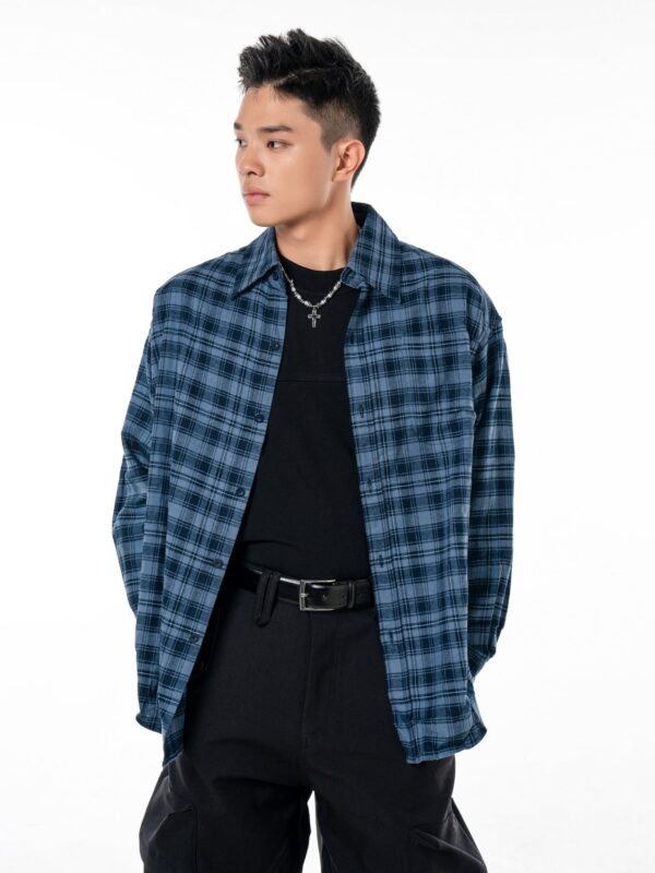 HOWS｜Flannel Shirt / BLUE