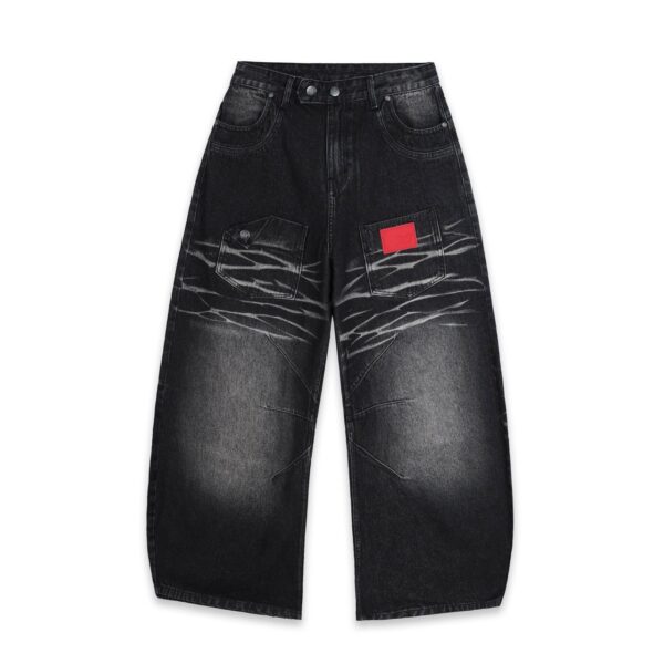 SWE Whisker Jeans 牛仔褲(水洗黑)