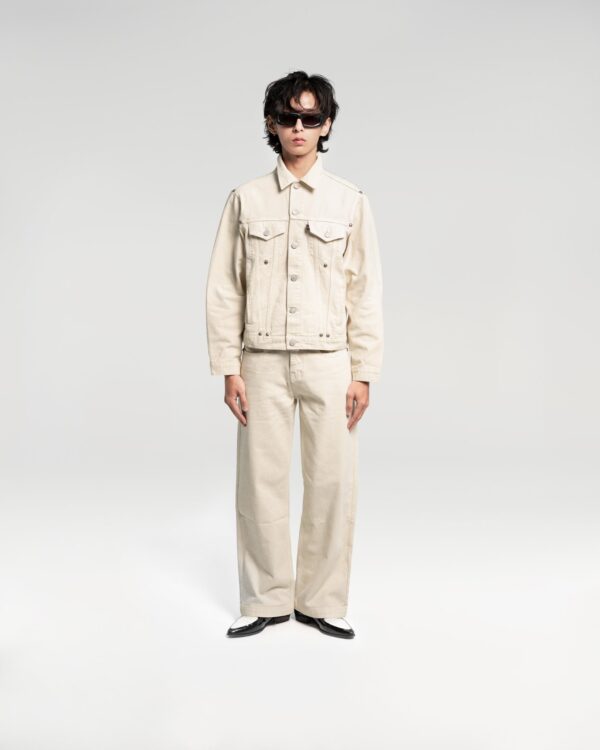 ALCYUSISM｜Signature Denim SET - Cream