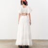 So Dópe｜White Wetsy Skirt