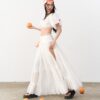So Dópe｜White Wetsy Skirt