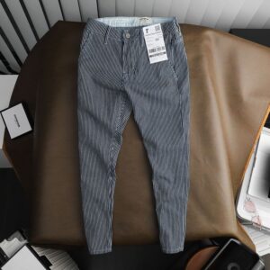 FAPAS｜Jeanss Cropped Fit Striped