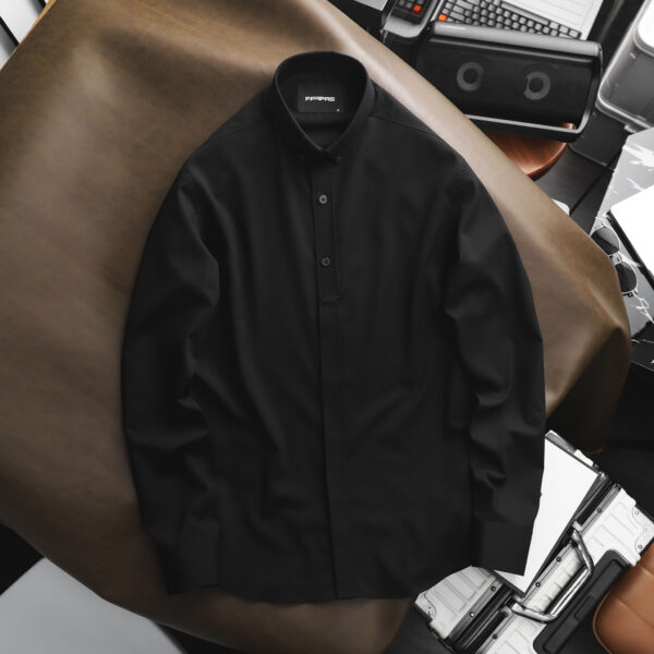 FAPAS｜Top L/S Shirt Slimfit Bamboo Plas