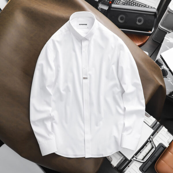 FAPAS｜Top L/S Shirt Slimfit Bamboo Plas