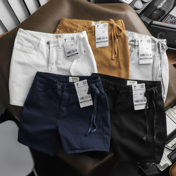 FAPAS｜Shortss Jean Relaxed Creamed