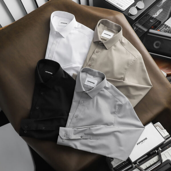 FAPAS｜Shirt Dài Slimfit Bambo Knin
