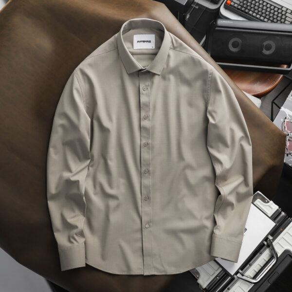 FAPAS｜Shirt Dài Slimfit Bambo Knin