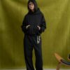 Goers Studio Capsule Boxy Hoodie in Black