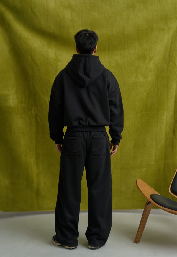 Goers Studio Capsule Double-Zipped Hoodie in Black