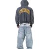 STRESSMAMA Ss26 Core V2 Zip Hoodie 帽T(Dark Blue)