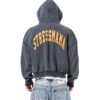 STRESSMAMA Ss26 Core V2 Zip Hoodie 帽T(Dark Blue)