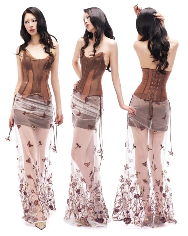 VIERY｜Feral Flutter Skirt