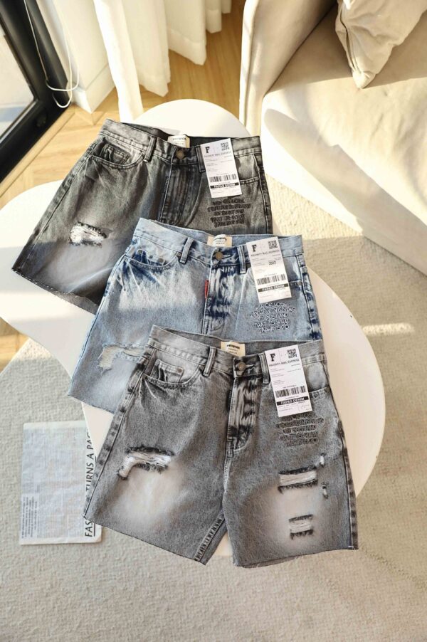FAPAS｜Shortss Jean Relaxed Carbon