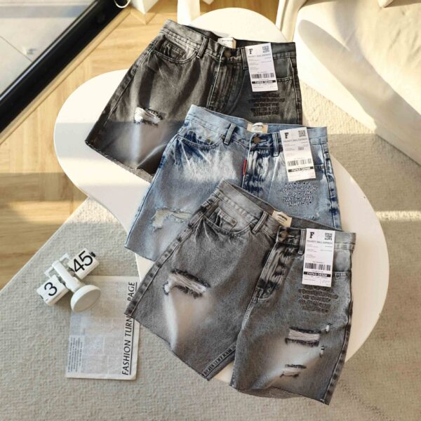 FAPAS｜Shortss Jean Relaxed Carbon