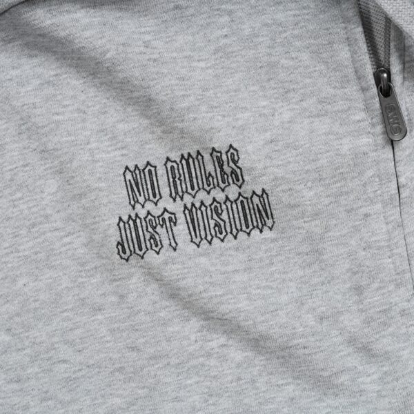 SWE Cross Zip Hoodie 帽T(灰)
