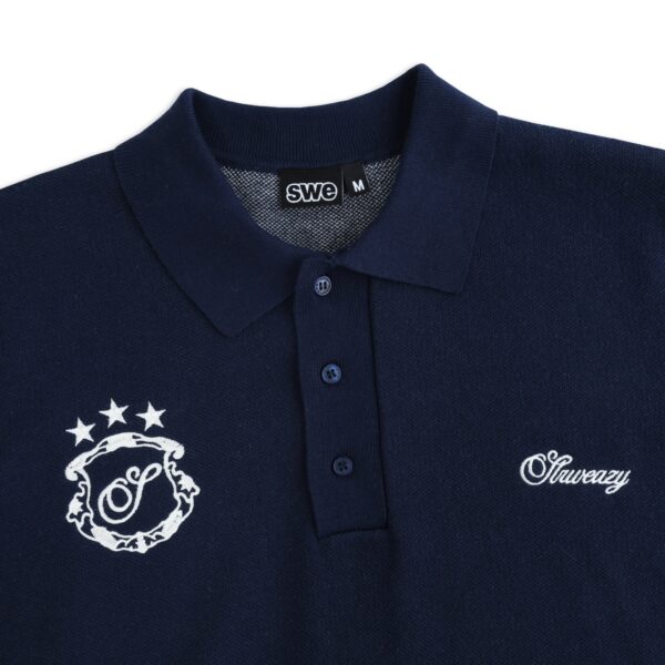 SWE Knit Polo 針織T(藍)
