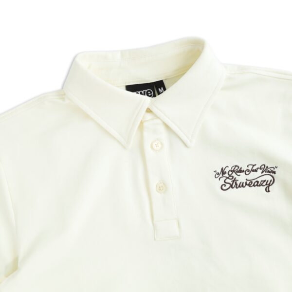 SWE Script Crop Polo 上衣