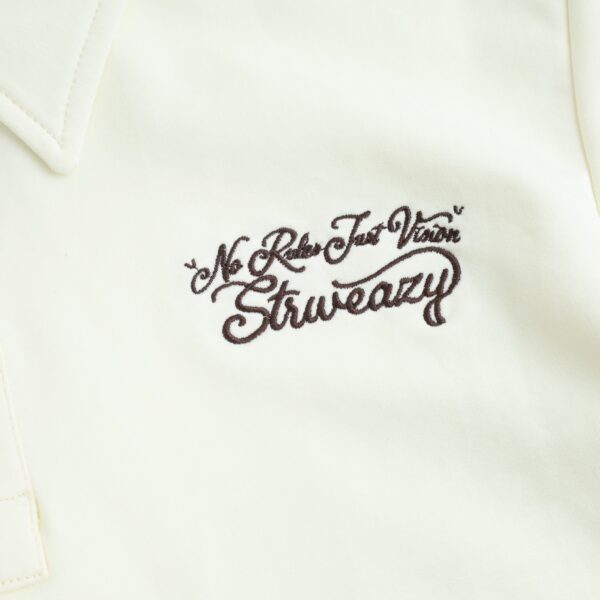 SWE Script Crop Polo 上衣