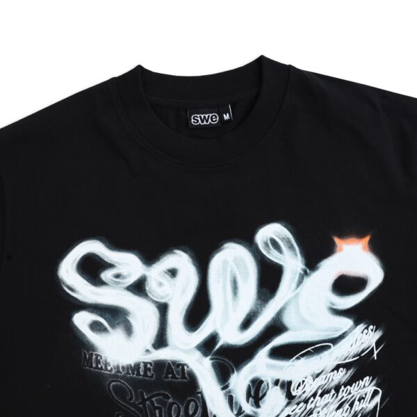 SWE Afterimage Boxy Tee T恤(黑)