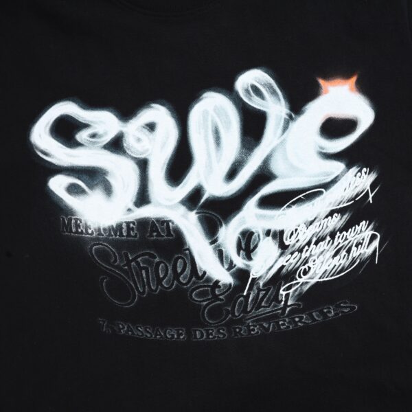 SWE Afterimage Boxy Tee T恤(黑)