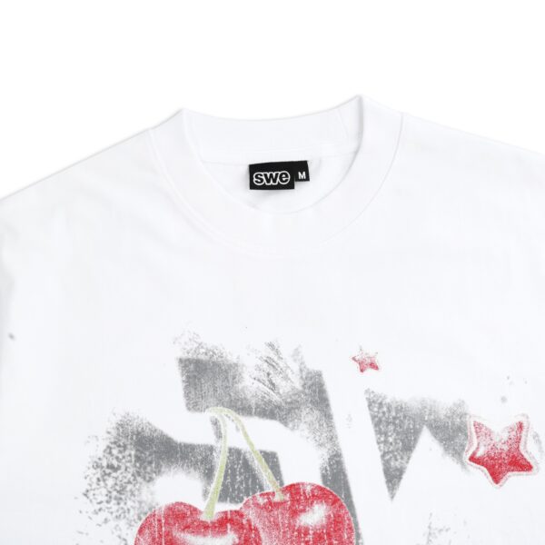 SWE Cherry Boxy Tee T恤(白)
