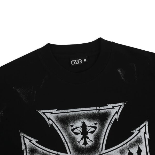 SWE Cross Boxy Tee T恤(黑)
