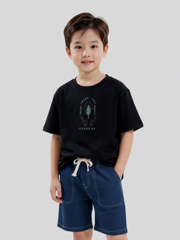COUPLETX｜Tee Trẻ Em Green Ex Think Green Live Green