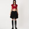 So Dópe｜Yumi Shorts In Black