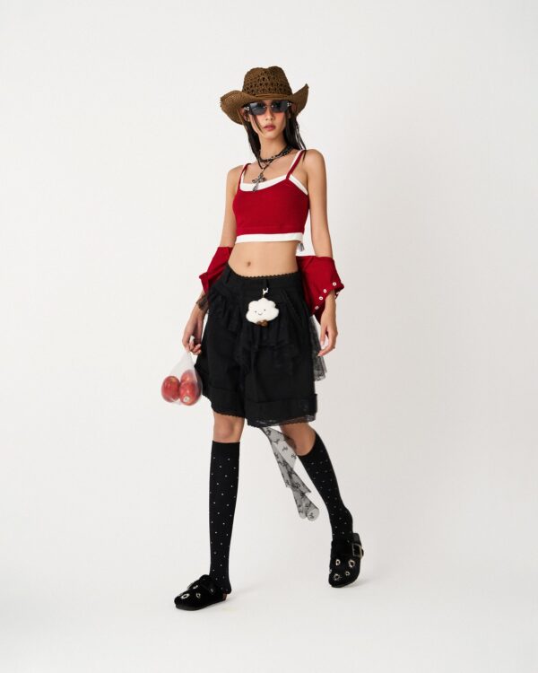 So Dópe｜Yumi Shorts In Black
