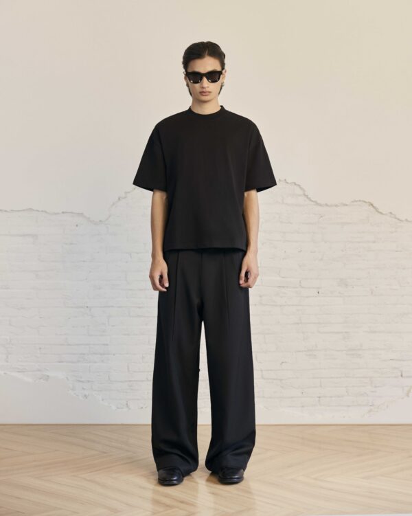 MAVERIK STUDIO｜MAVERIK® BOXY FIT COTTON BLANK (BLACK)
