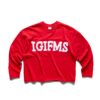 STRESSMAMA Ssma Igifms Embroidery Longsleeve 長袖T(紅)