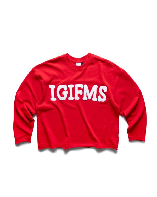 STRESSMAMA Ssma Igifms Embroidery Longsleeve 長袖T(紅)
