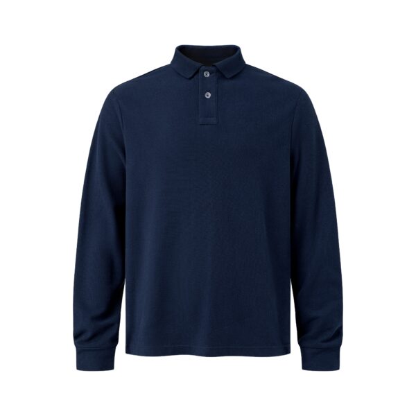 MAVERIK STUDIO｜MAVERIK® CLUB PIQUÉ LONGSLEEVE POLO SHIRT (NAVY )