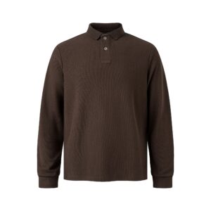 MAVERIK STUDIO｜MAVERIK® CLUB PIQUÉ LONGSLEEVE POLO SHIRT ( MOCHA )
