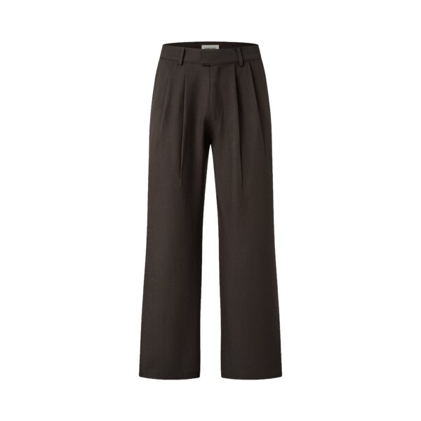 MAVERIK STUDIO｜MAVERIK® PLEATED FLARED TROUSERS ( MOCHA )